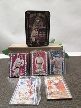 Babe Ruth Collector Cards in Decorative tin set of 5 (Avon Gift Collection)